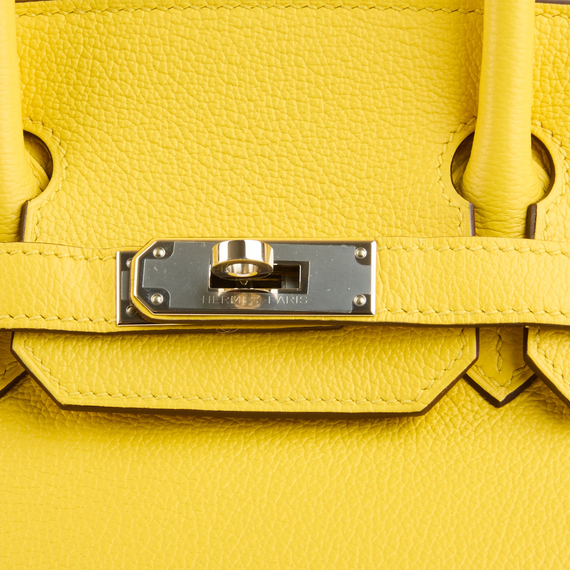 HERMES - Sac à main Birkin 30 cuir Togo Jaune - Handbag
