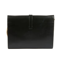 SAINT LAURENT - Sac bandoulière Sulpice cuir noir - Handbag