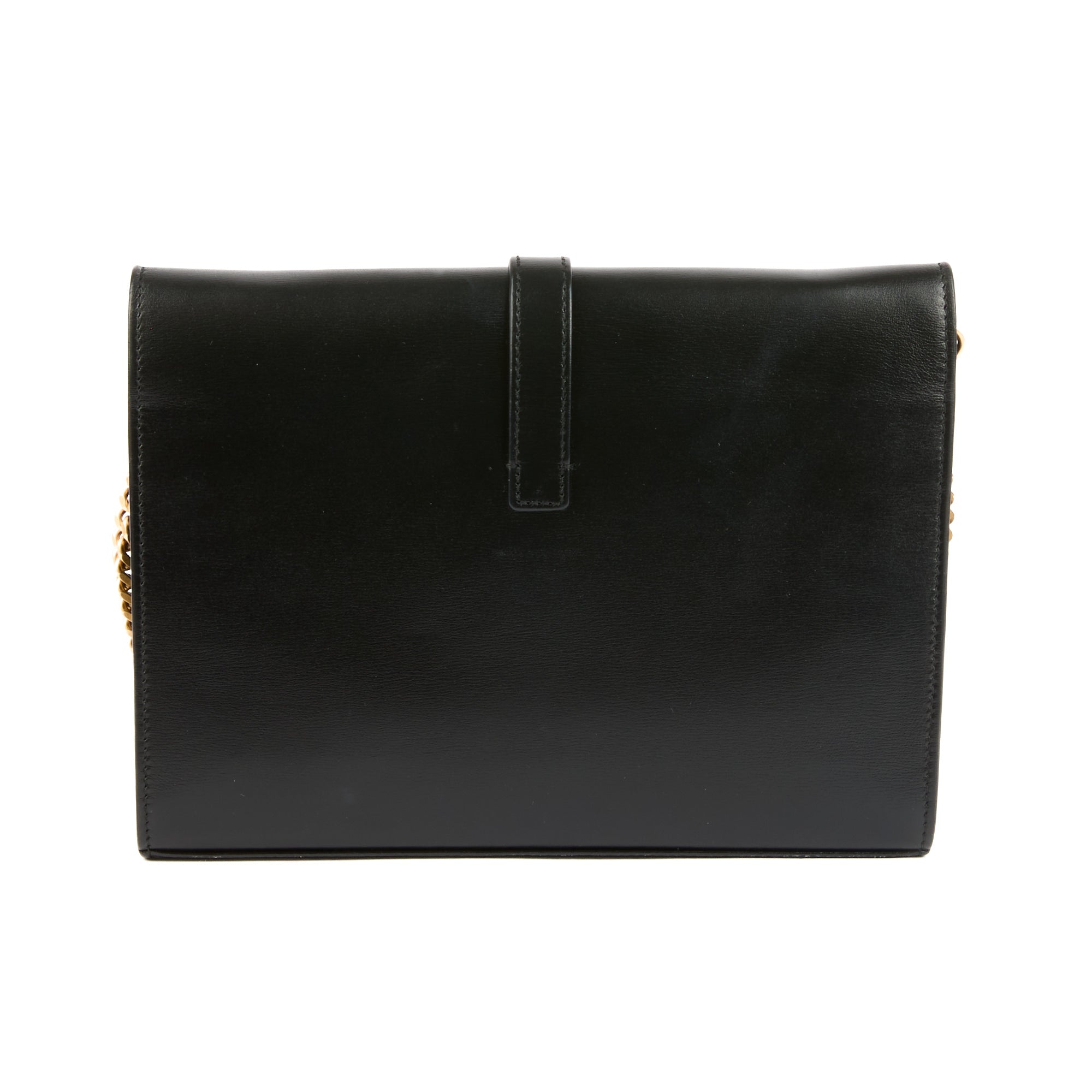 SAINT LAURENT - Sac bandoulière Sulpice cuir noir - Handbag