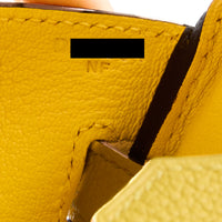 HERMES - Sac à main Birkin 30 cuir Togo Jaune - Handbag