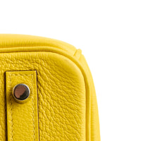 HERMES - Sac à main Birkin 30 cuir Togo Jaune - Handbag