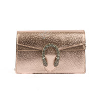 GUCCI - Sac bandoulière Mini Dionysus cuir bronze - Handbag