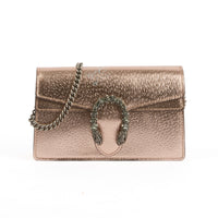 GUCCI - Sac bandoulière Mini Dionysus cuir bronze - Handbag