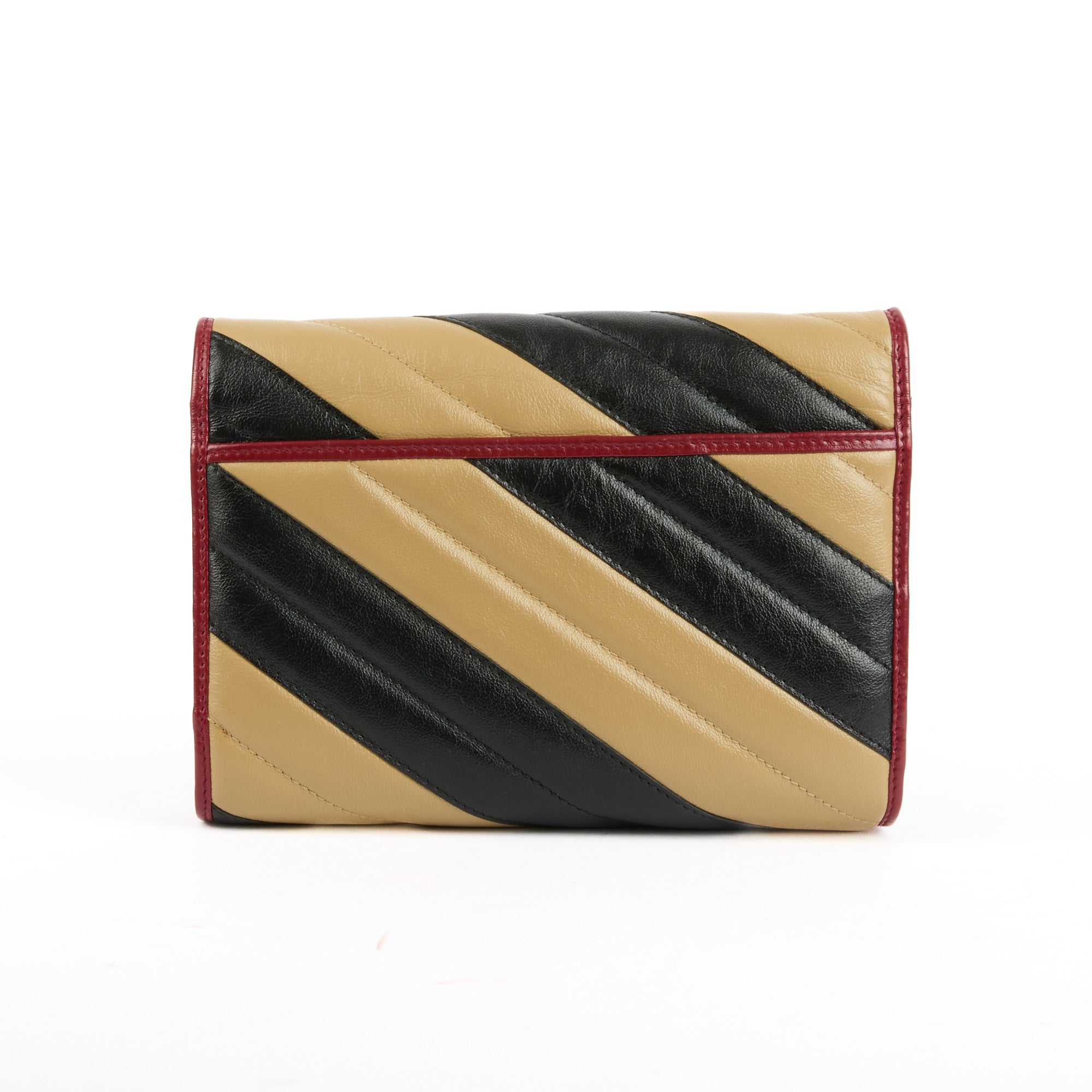GUCCI - Sac bandoulière Wallet on chain Marmont GG cuir - Handbag