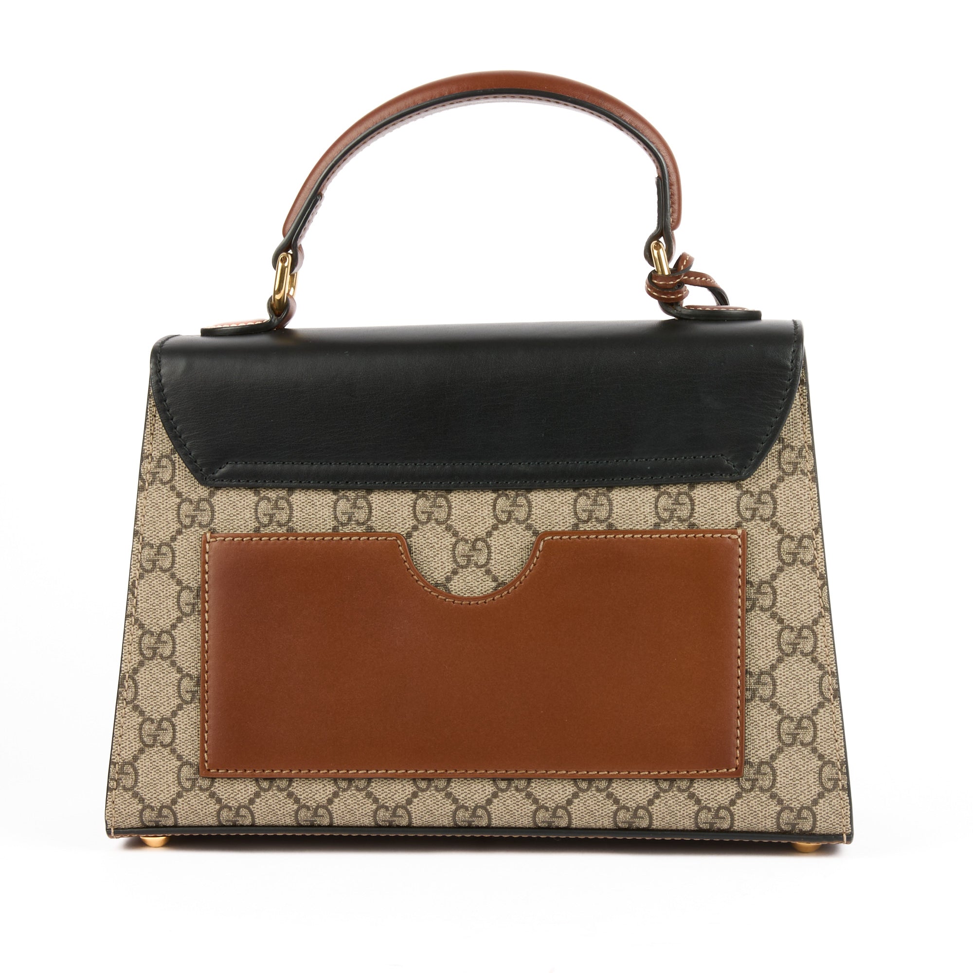 GUCCI - Sac bandoulière Padlock MM toile GG Guccissima beige - Handbag