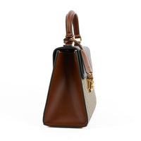 GUCCI - Sac bandoulière Padlock MM toile GG Guccissima beige - Handbag