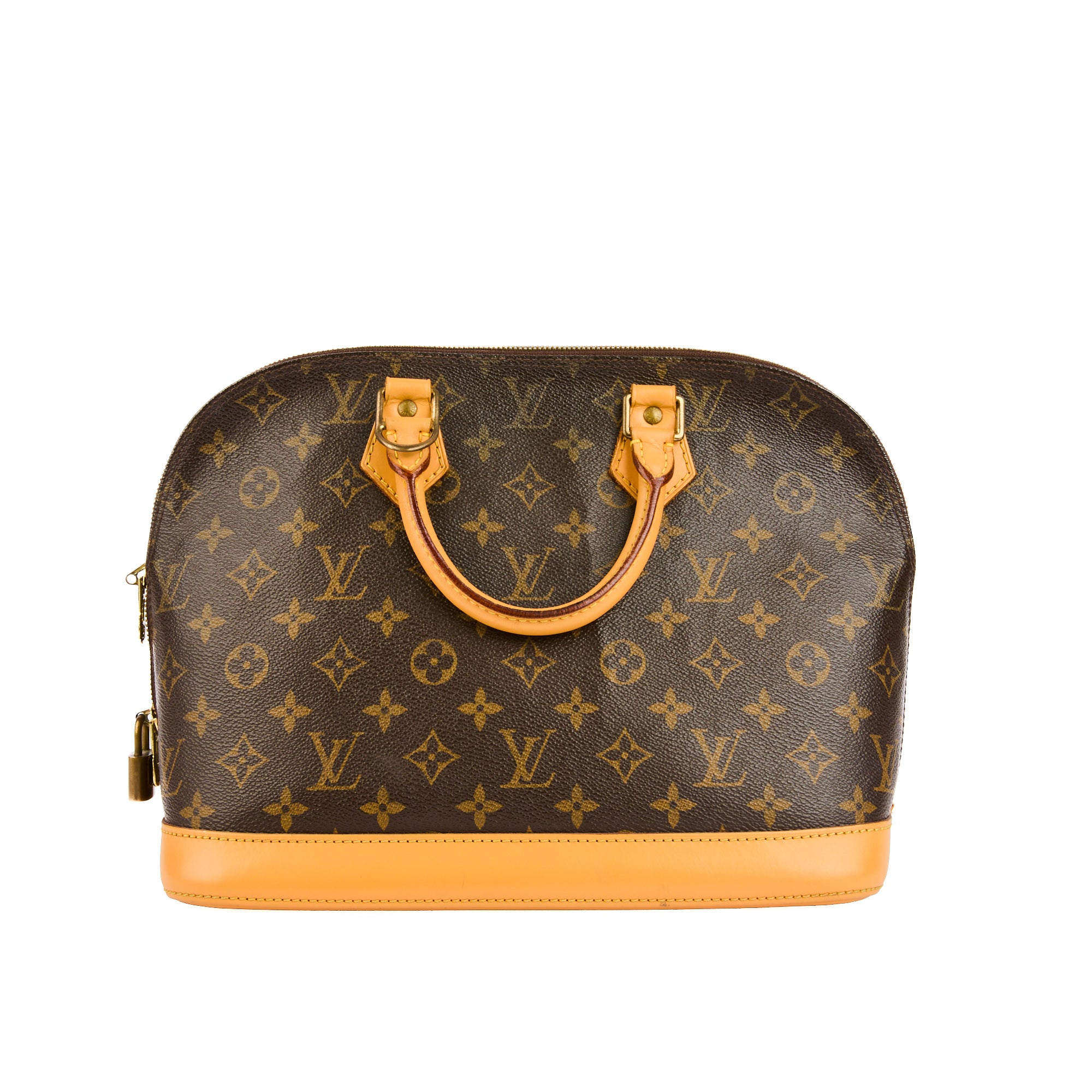 LOUIS VUITTON - Sac à main Alma GM toile Monogram marron - Handbag