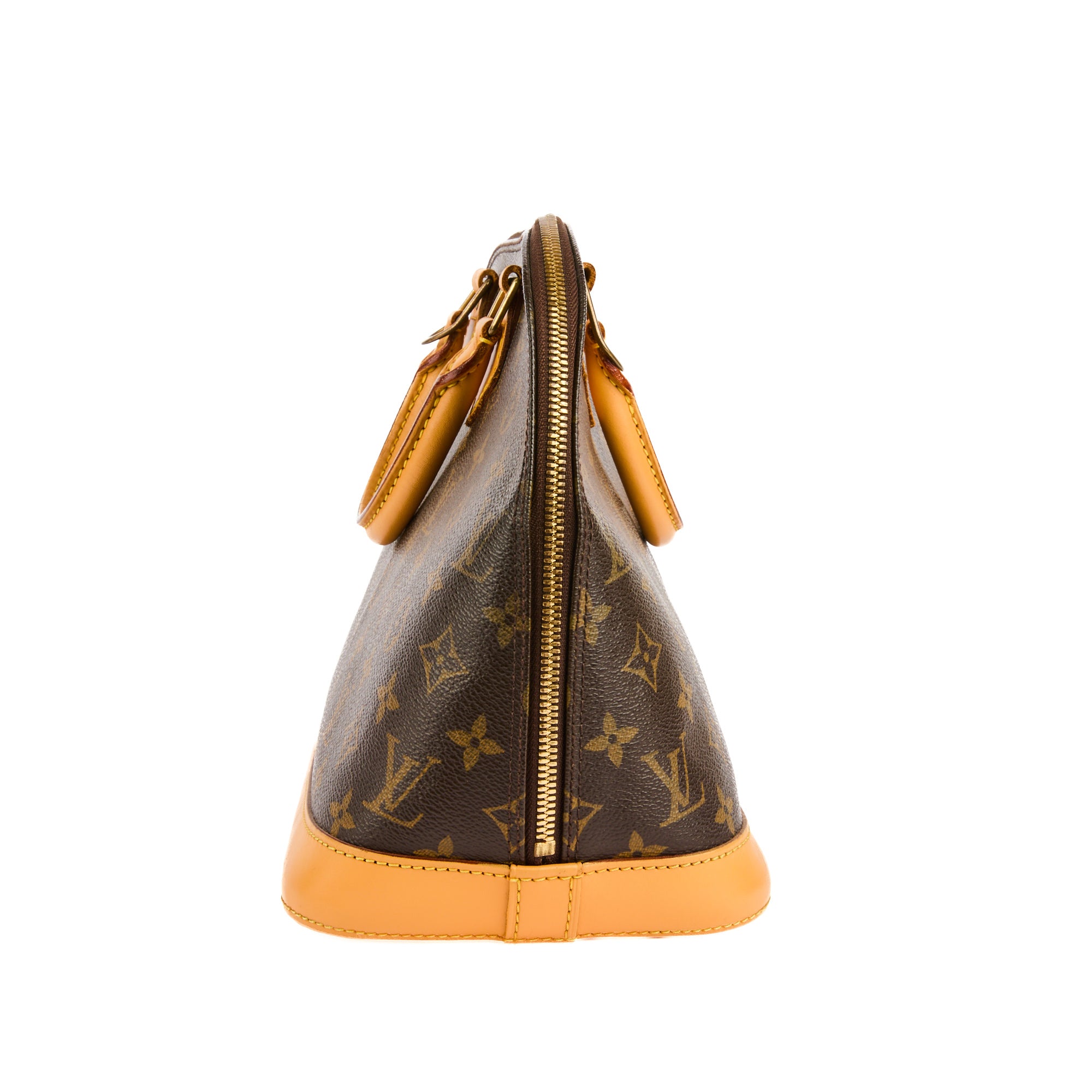 LOUIS VUITTON - Sac à main Alma GM toile Monogram marron - Handbag