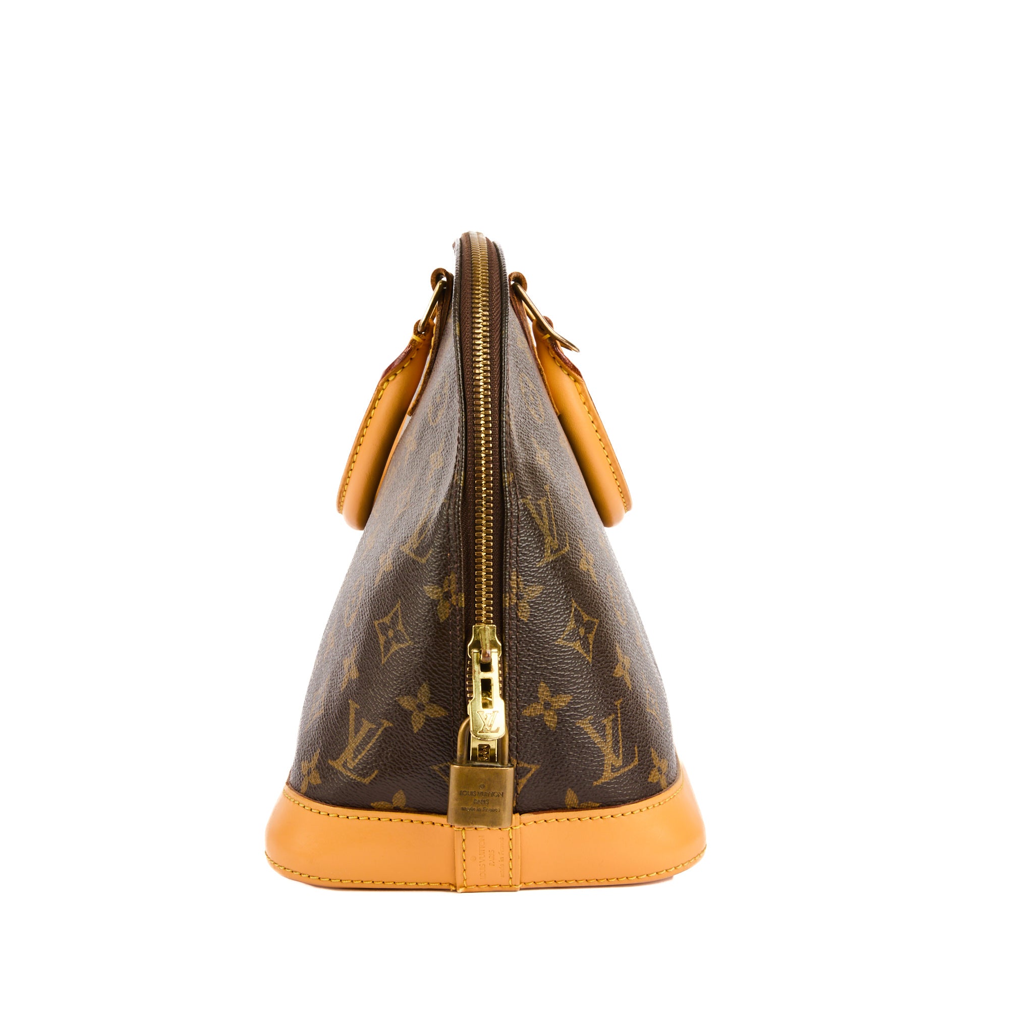 LOUIS VUITTON - Sac à main Alma GM toile Monogram marron - Handbag