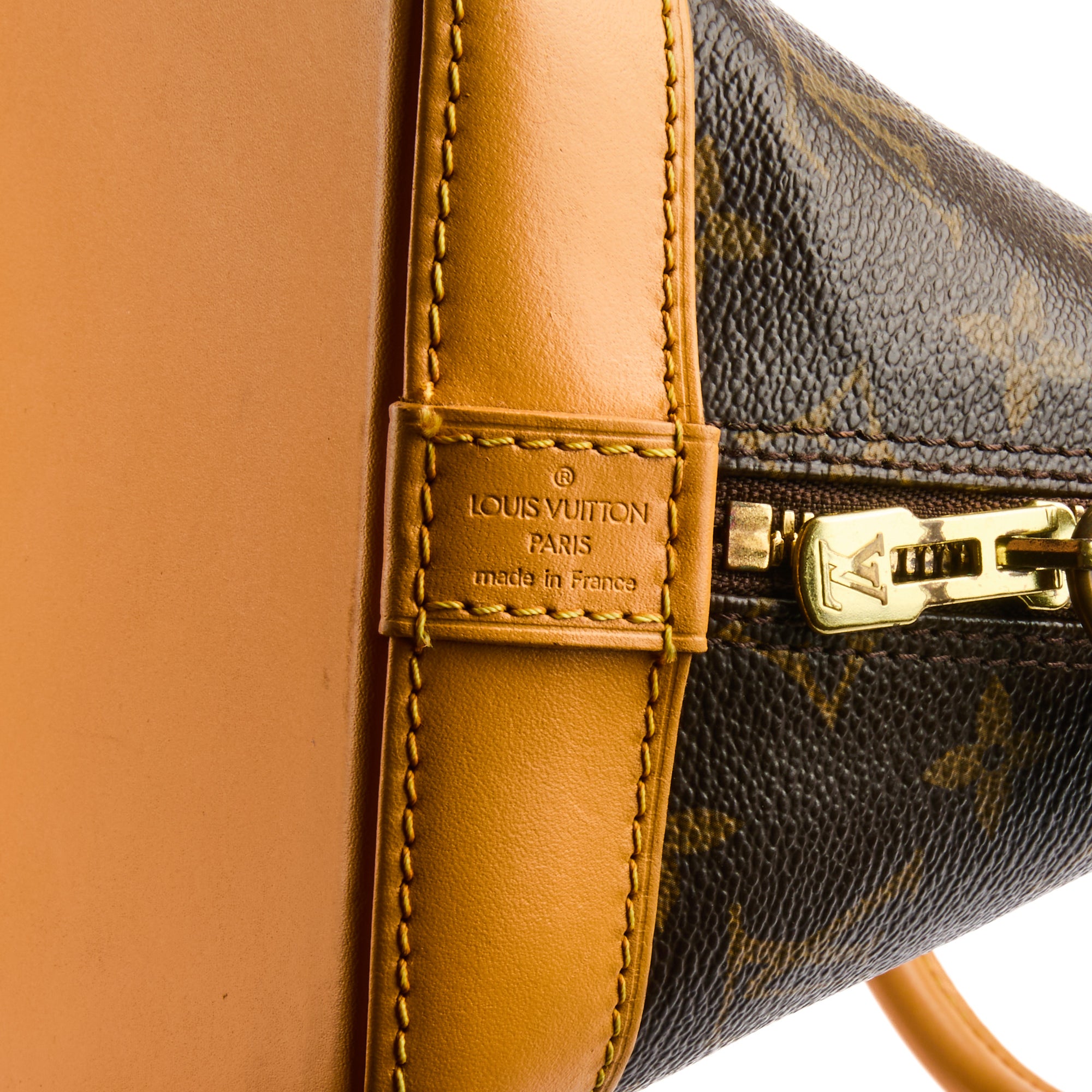 LOUIS VUITTON - Sac à main Alma GM toile Monogram marron - Handbag