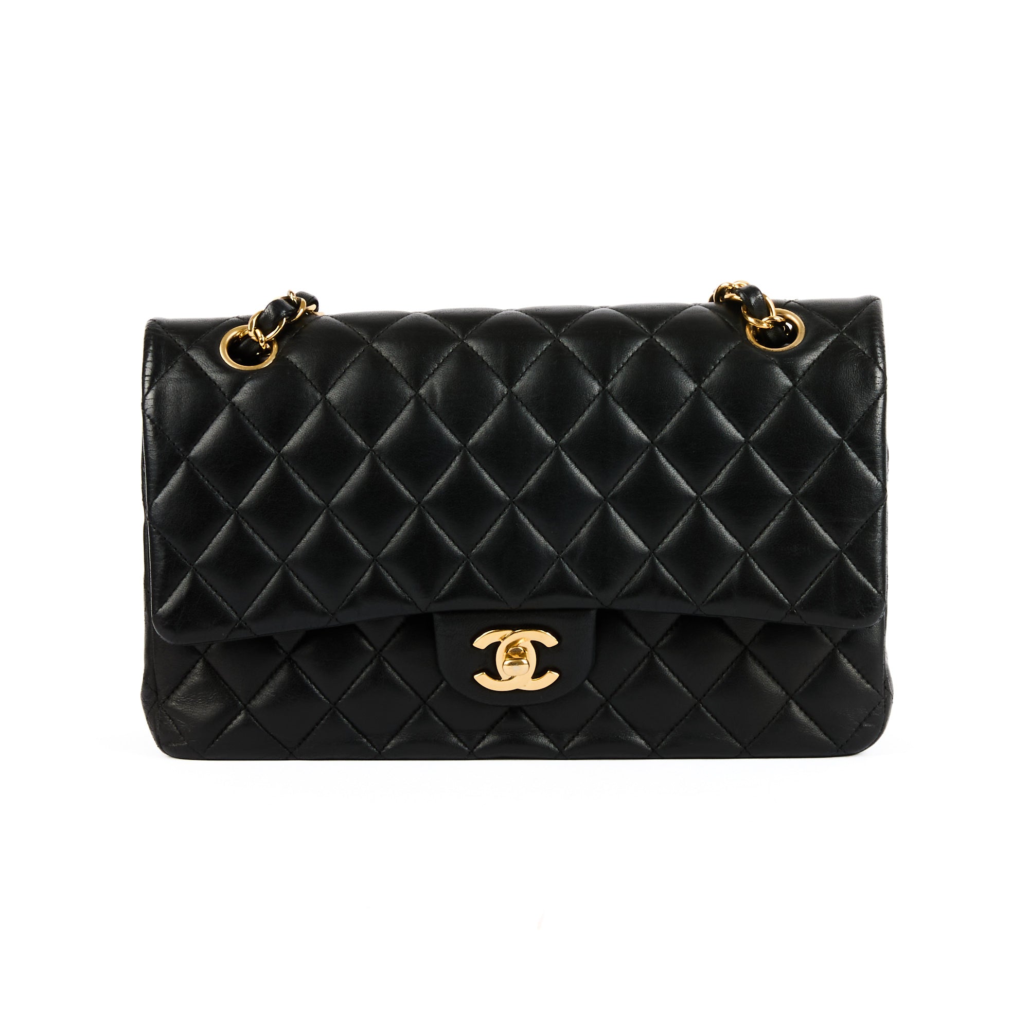 CHANEL - Sac bandoulière Timeless Classique 11.12 cuir noir - Handbag