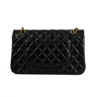 CHANEL - Sac bandoulière Timeless Classique 11.12 cuir noir - Handbag