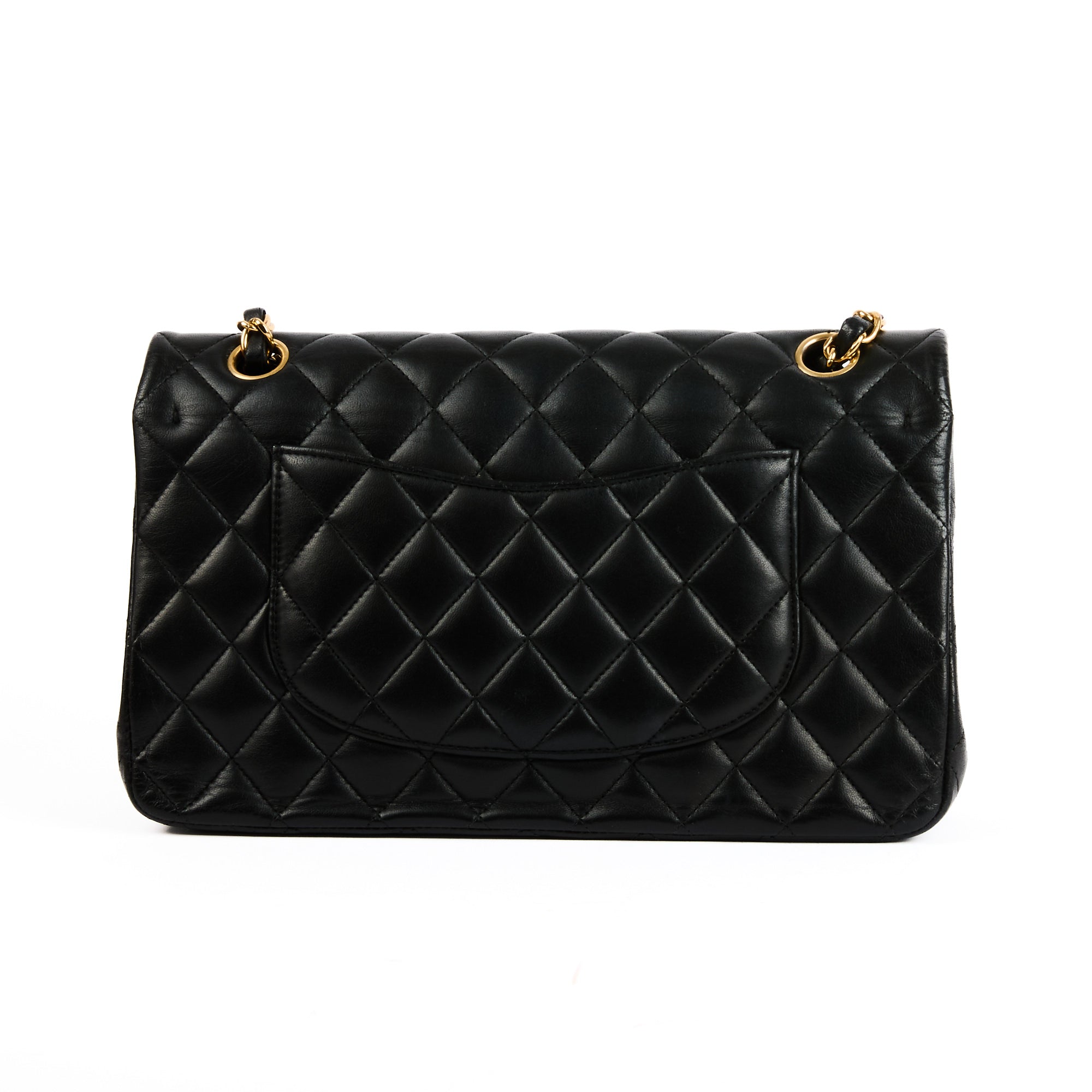CHANEL - Sac bandoulière Timeless Classique 11.12 cuir noir - Handbag