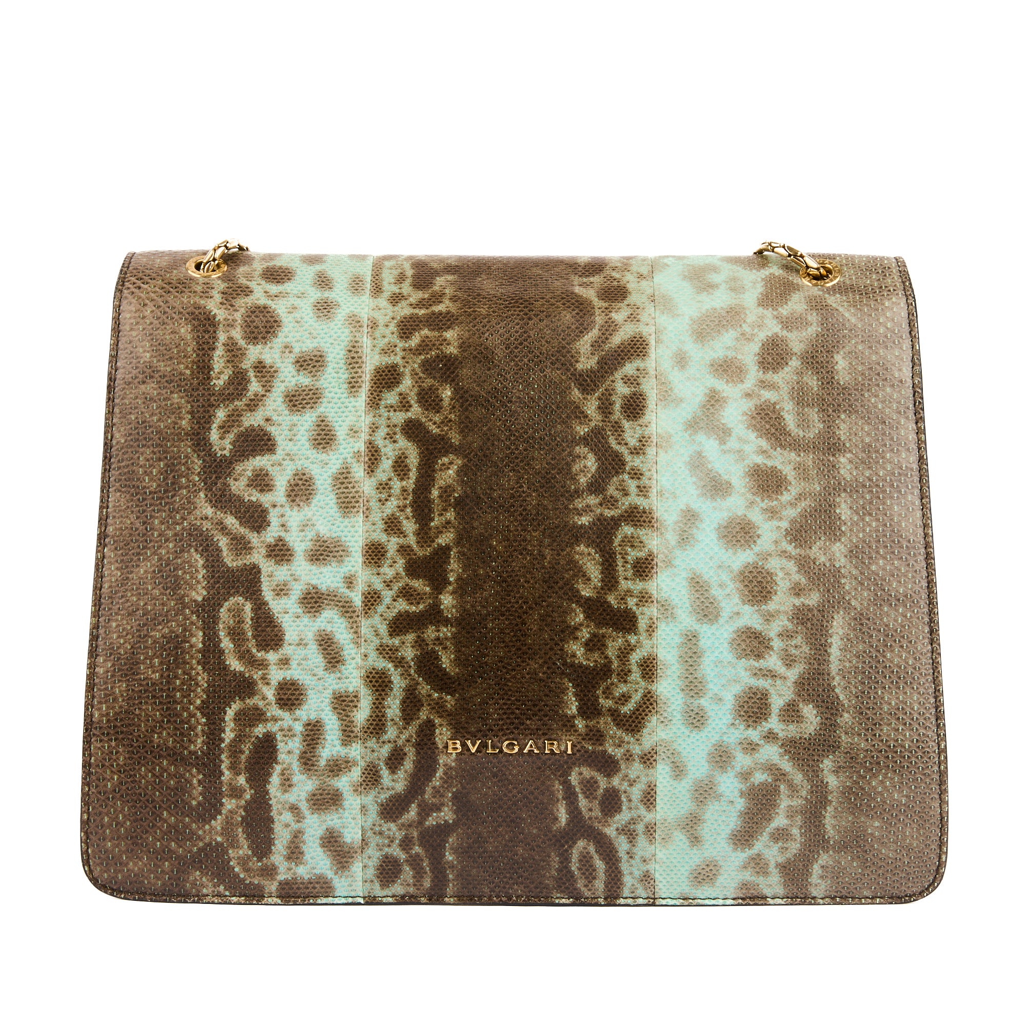 BVLGARI - Sac bandoulière Serpenti Forever Karung cuir lézard - Handbag