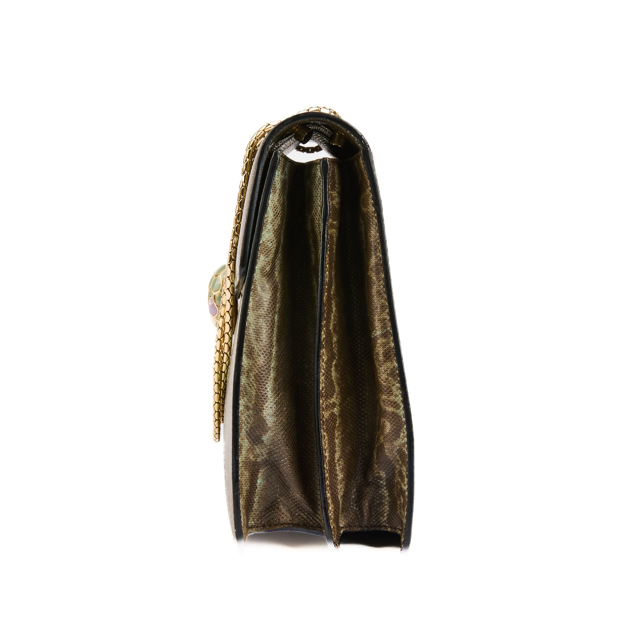 BVLGARI - Sac bandoulière Serpenti Forever Karung cuir lézard - Handbag