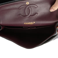 CHANEL - Sac bandoulière Timeless Classique 11.12 cuir noir - Handbag
