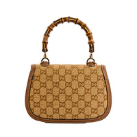 GUCCI - Sac à main Top Handle Bamboo Monogramme - Handbag