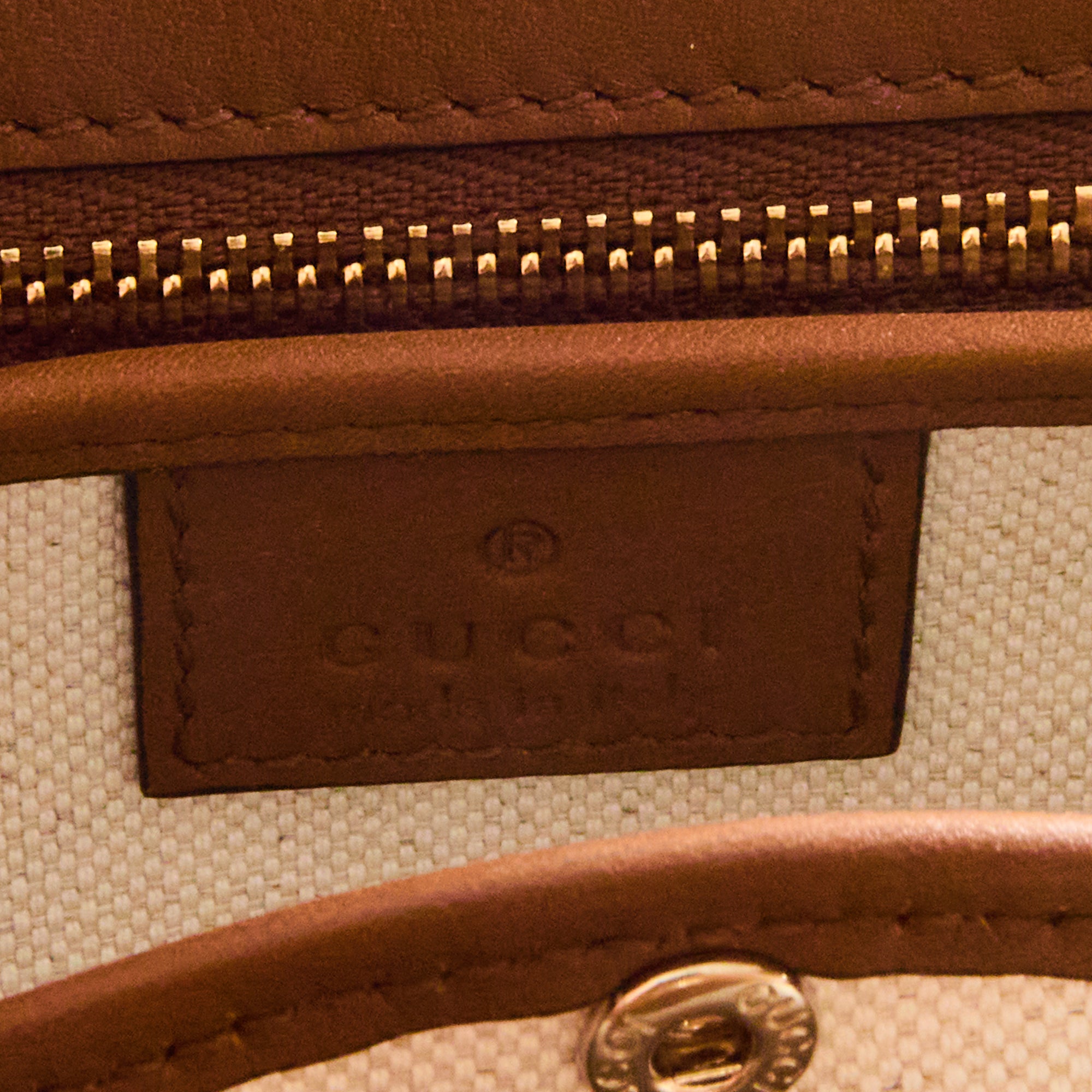 GUCCI - Sac à main Top Handle Bamboo Monogramme - Handbag