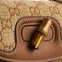 GUCCI - Sac à main Top Handle Bamboo Monogramme - Handbag