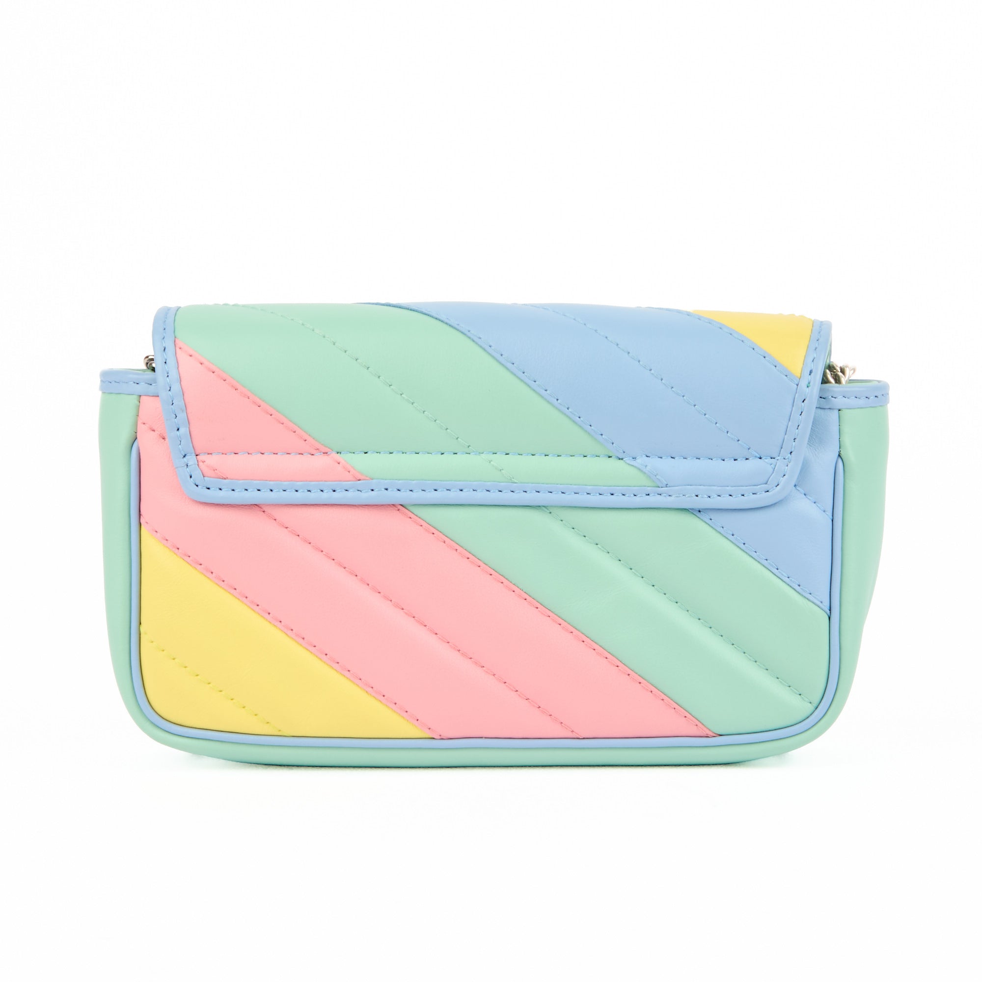 GUCCI - Sac Bandoulière Mini Marmont GG cuir multicolore - Shoulder Handbag