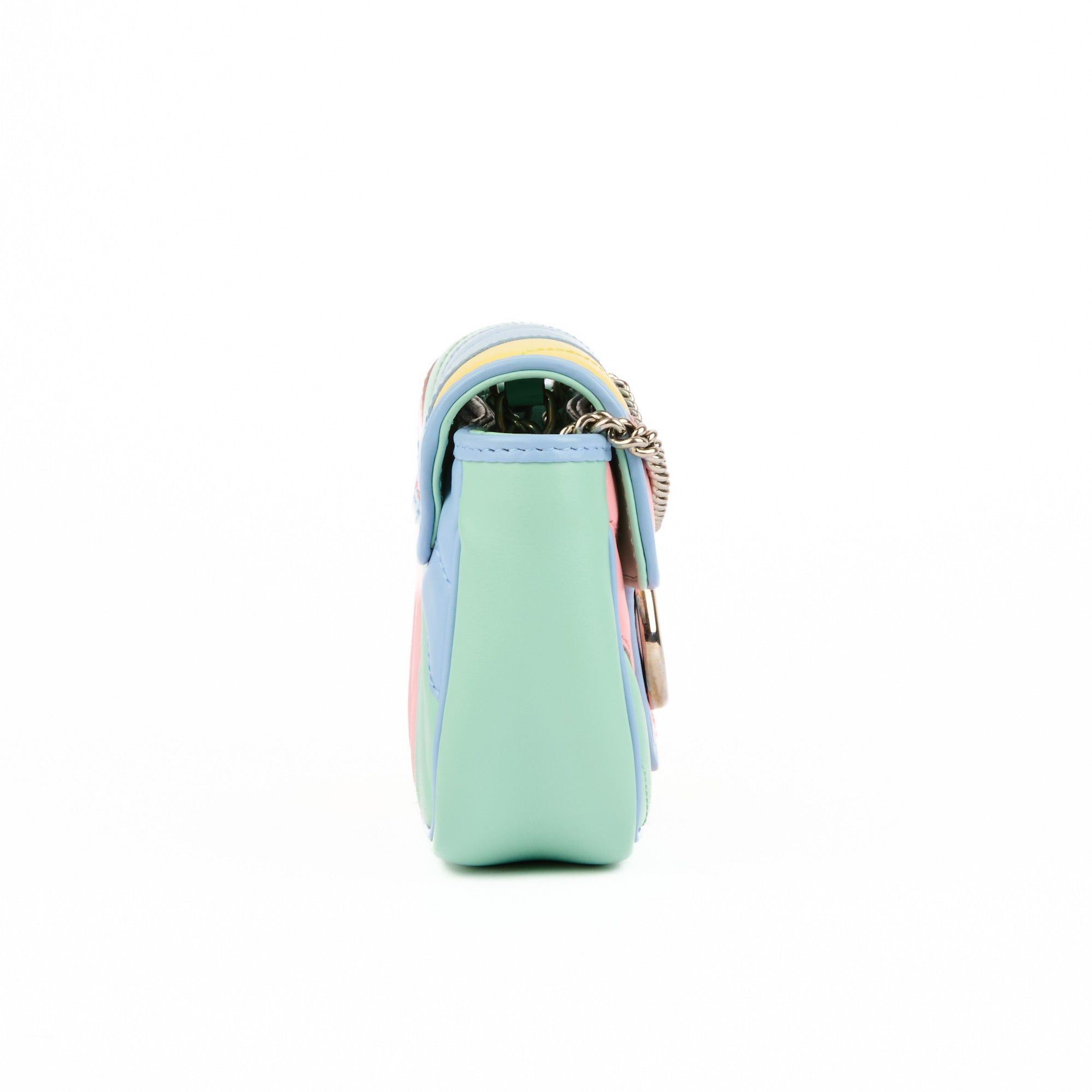 GUCCI - Sac Bandoulière Mini Marmont GG cuir multicolore - Shoulder Handbag