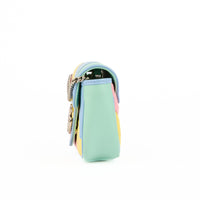 GUCCI - Sac Bandoulière Mini Marmont GG cuir multicolore - Shoulder Handbag