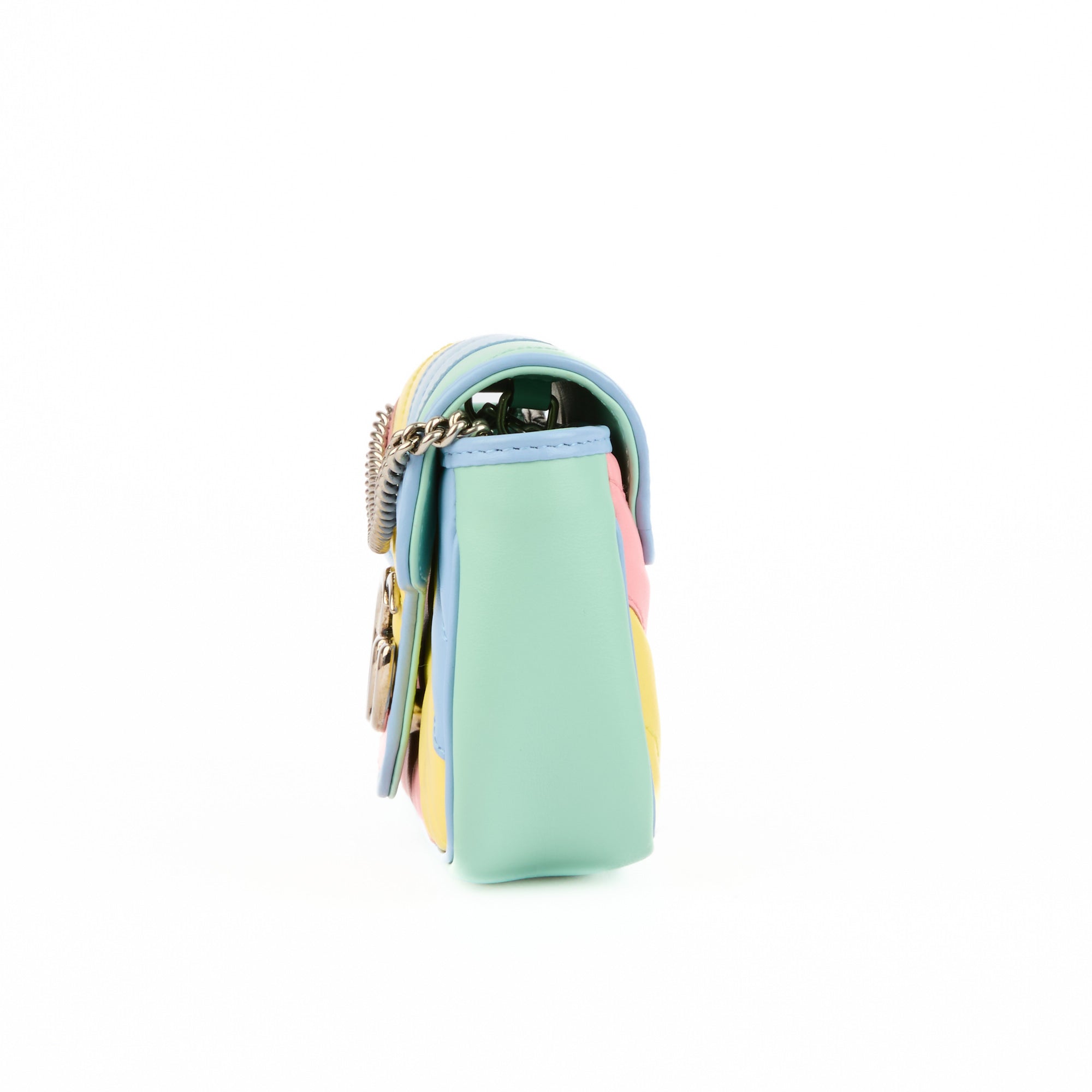 GUCCI - Sac Bandoulière Mini Marmont GG cuir multicolore - Shoulder Handbag