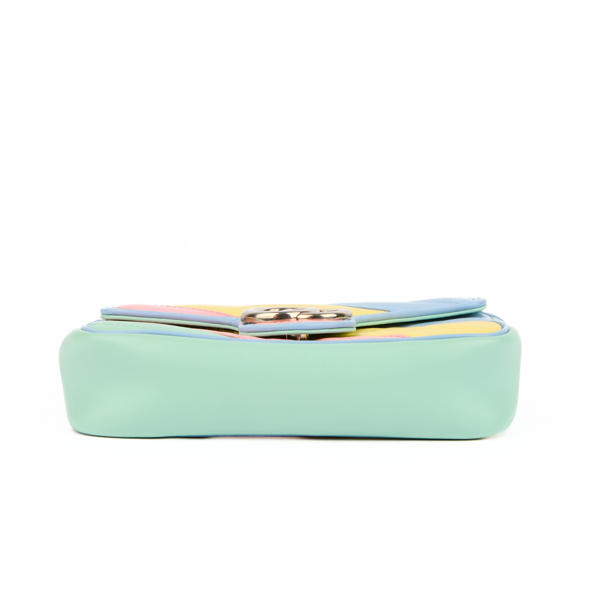 GUCCI - Sac Bandoulière Mini Marmont GG cuir multicolore - Shoulder Handbag