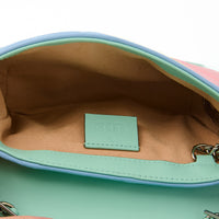 GUCCI - Sac Bandoulière Mini Marmont GG cuir multicolore - Shoulder Handbag