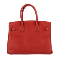 HERMES - Sac à main Birkin 30 cuir Togo Rouge - Handbag