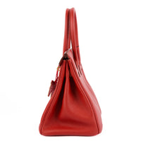 HERMES - Sac à main Birkin 30 cuir Togo Rouge - Handbag