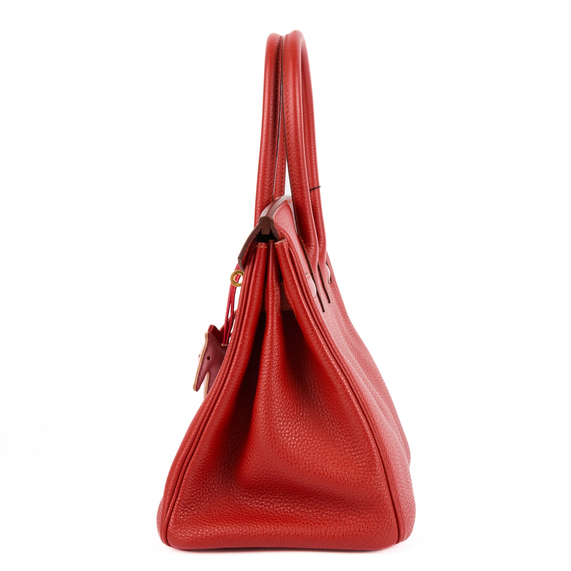 HERMES - Sac à main Birkin 30 cuir Togo Rouge - Handbag
