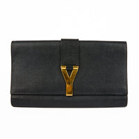 SAINT LAURENT - Sac à main Pochette Chyc ligne Y cuir noir - Handbag