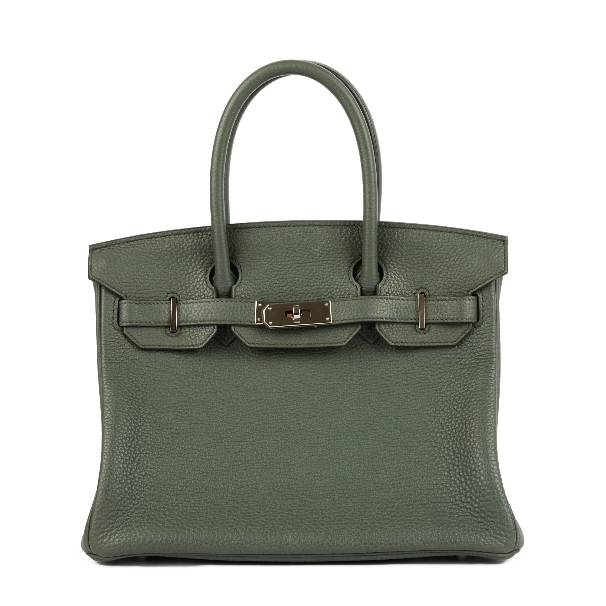 HERMES - Sac à main Birkin 30 cuir Togo Vert Amande - Handbag