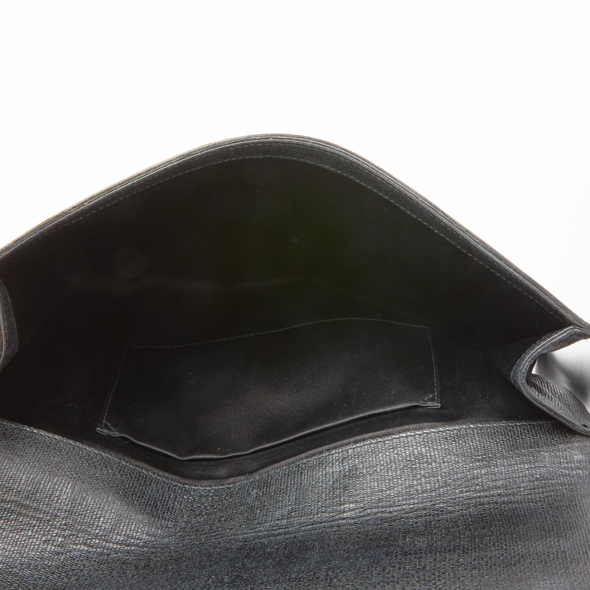 SAINT LAURENT - Sac à main Pochette Chyc ligne Y cuir noir - Handbag