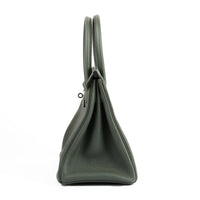 HERMES - Sac à main Birkin 30 cuir Togo Vert Amande - Handbag