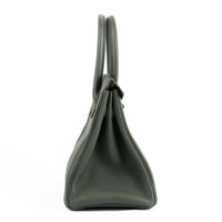 HERMES - Sac à main Birkin 30 cuir Togo Vert Amande - Handbag