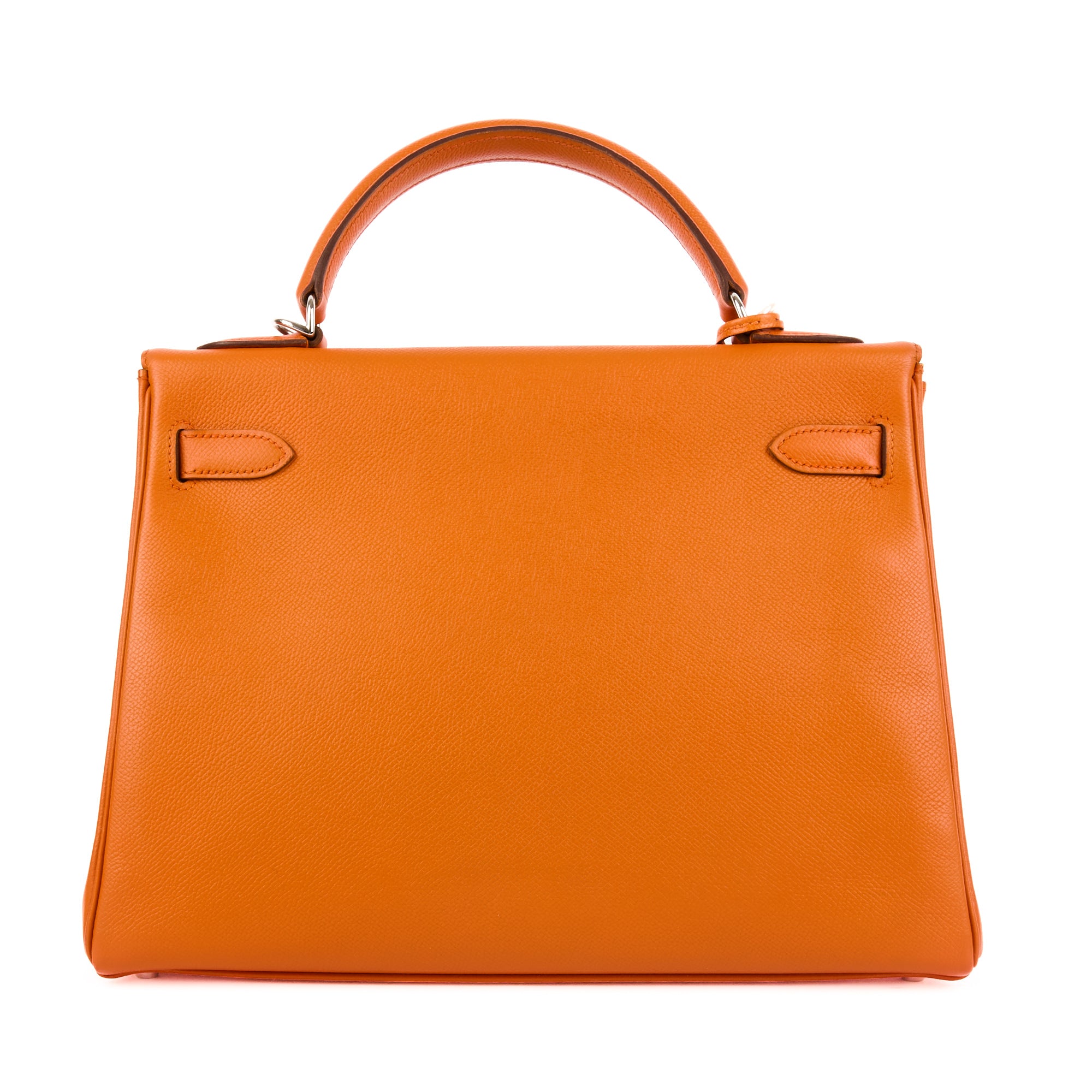 HERMES - Sac à main Kelly 32 cuir Epsom orange - Handbag