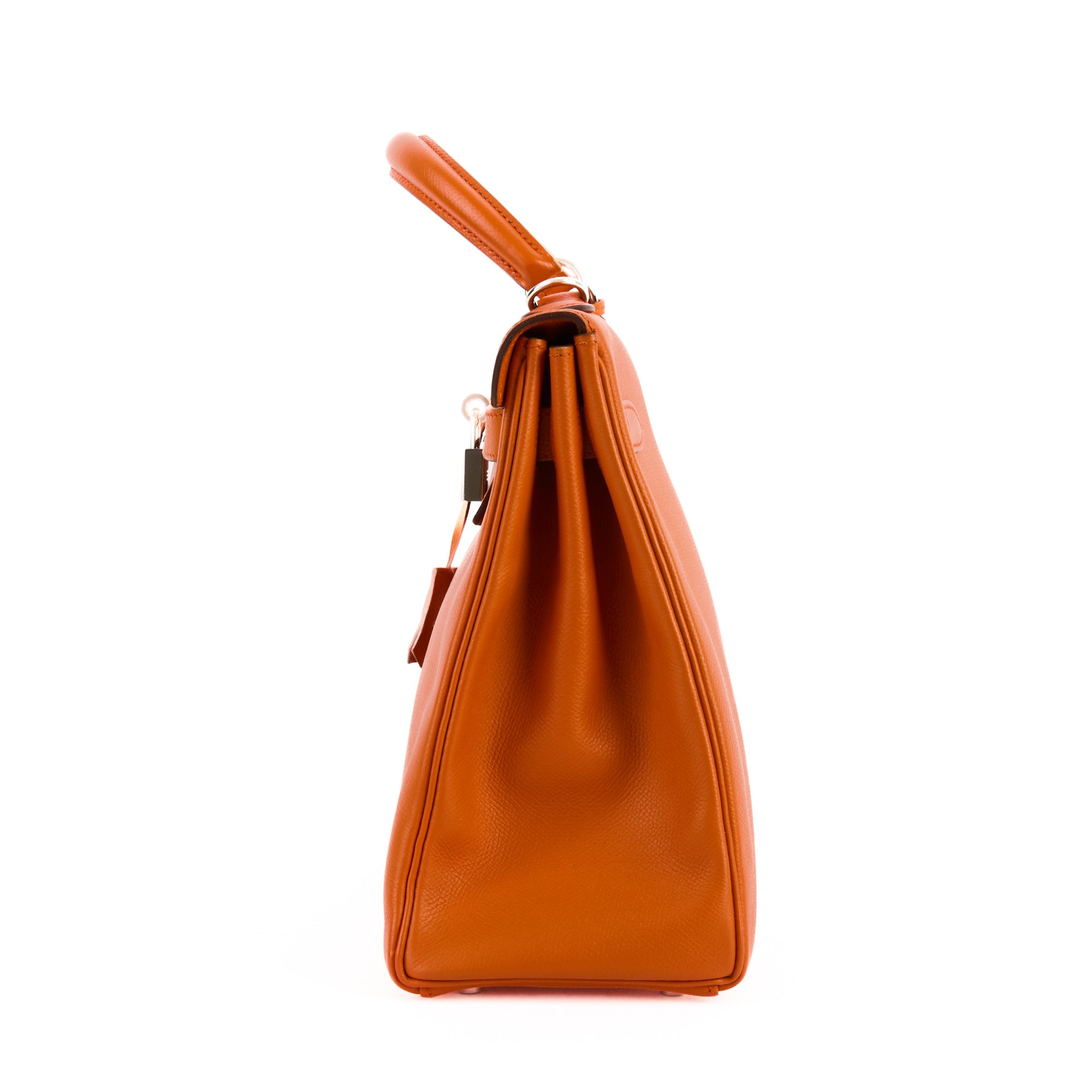 HERMES - Sac à main Kelly 32 cuir Epsom orange - Handbag