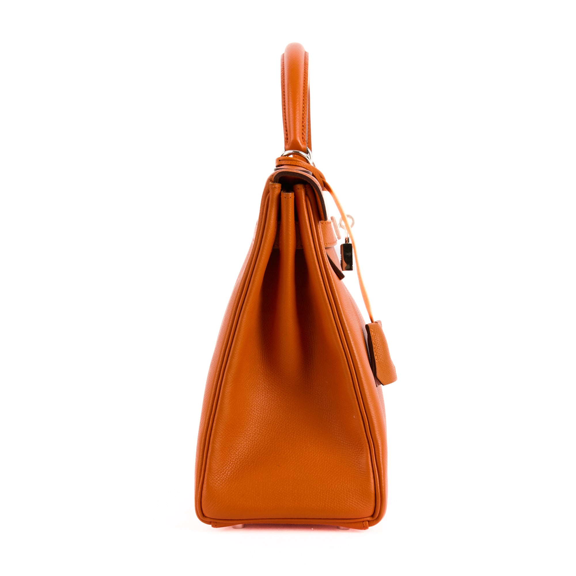 HERMES - Sac à main Kelly 32 cuir Epsom orange - Handbag