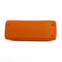 HERMES - Sac à main Kelly 32 cuir Epsom orange - Handbag