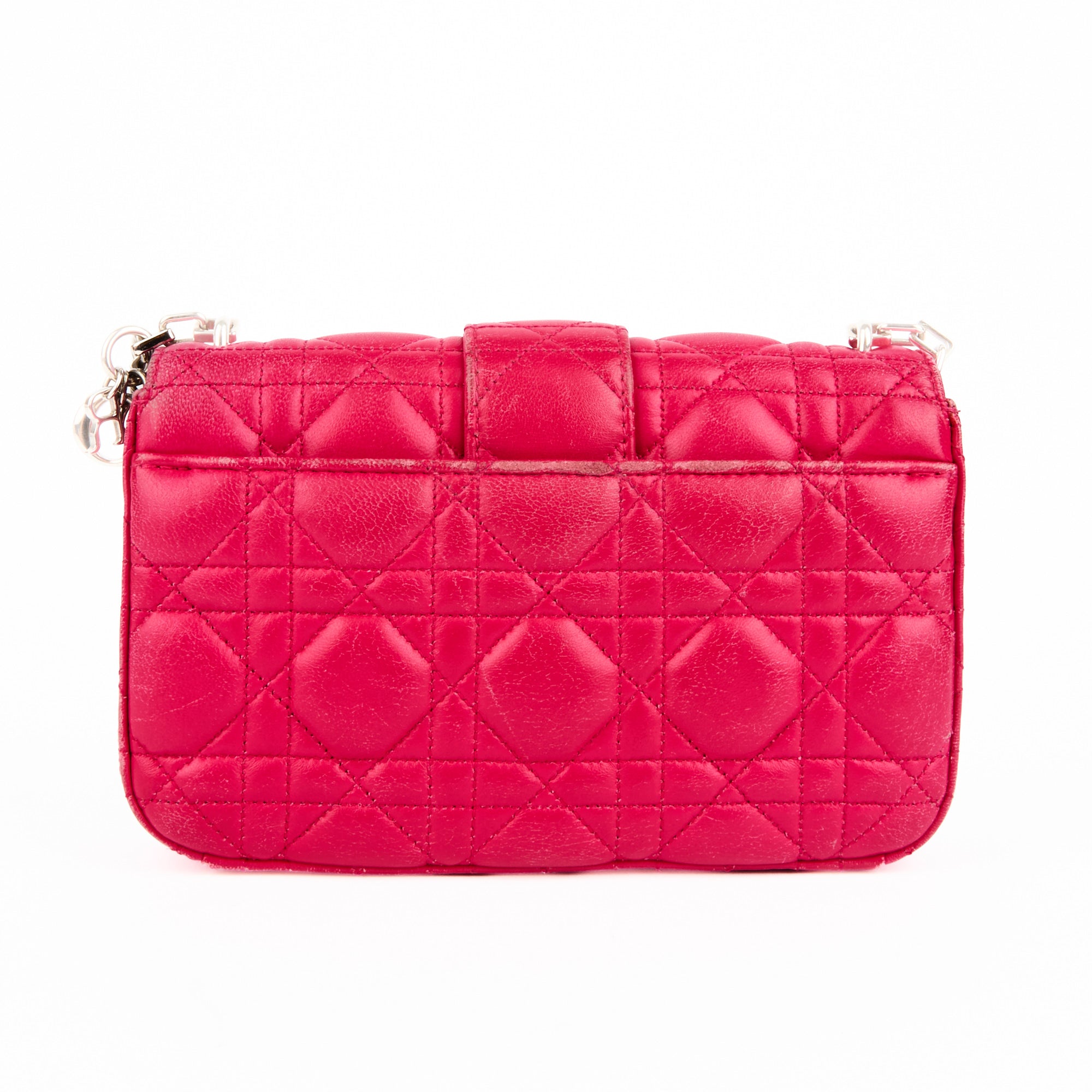 DIOR - Sac bandoulière Mini Miss Dior cuir rose - Handbag
