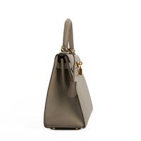 HERMES - Sac à main Kelly 28 cuir Epsom étoupe - Handbag