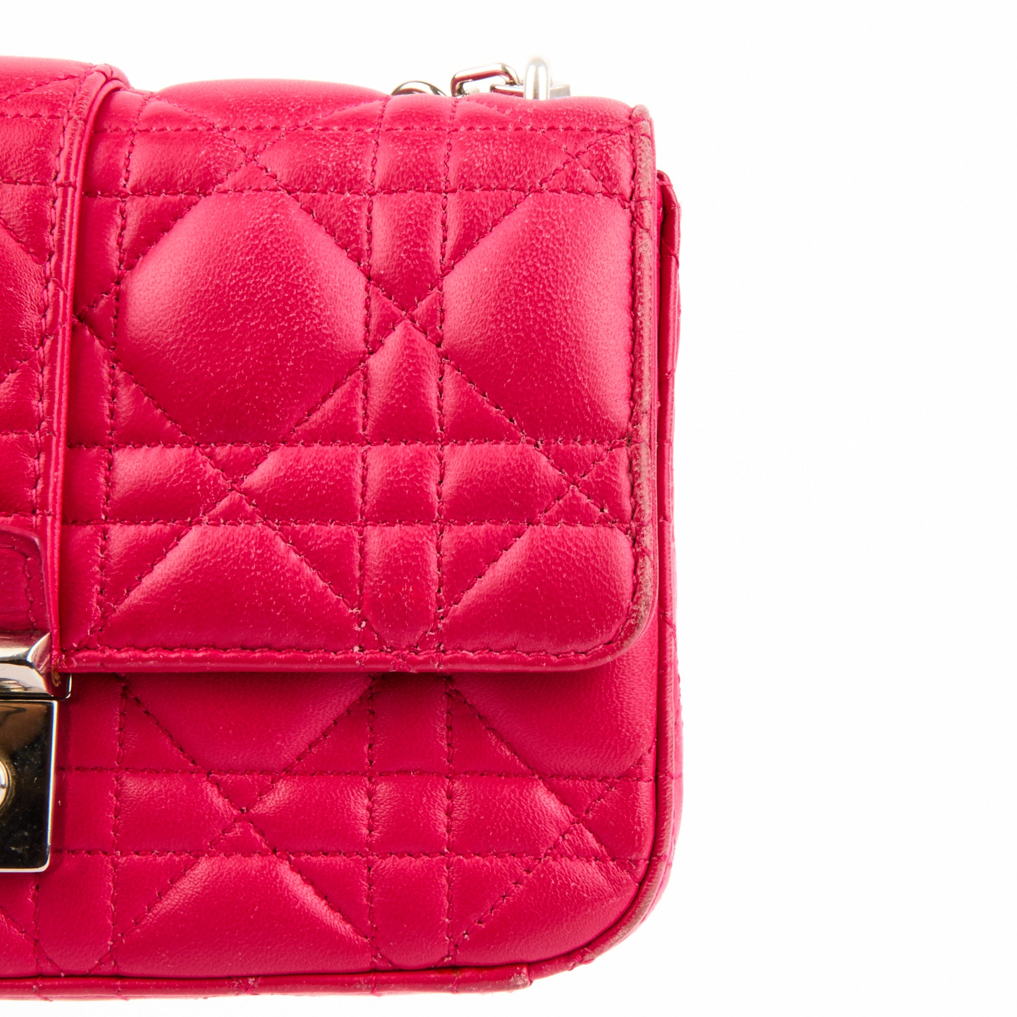 DIOR - Sac bandoulière Mini Miss Dior cuir rose - Handbag