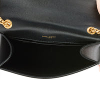 SAINT LAURENT - Sac bandoulière Kate Tassel cuir noir - Handbag