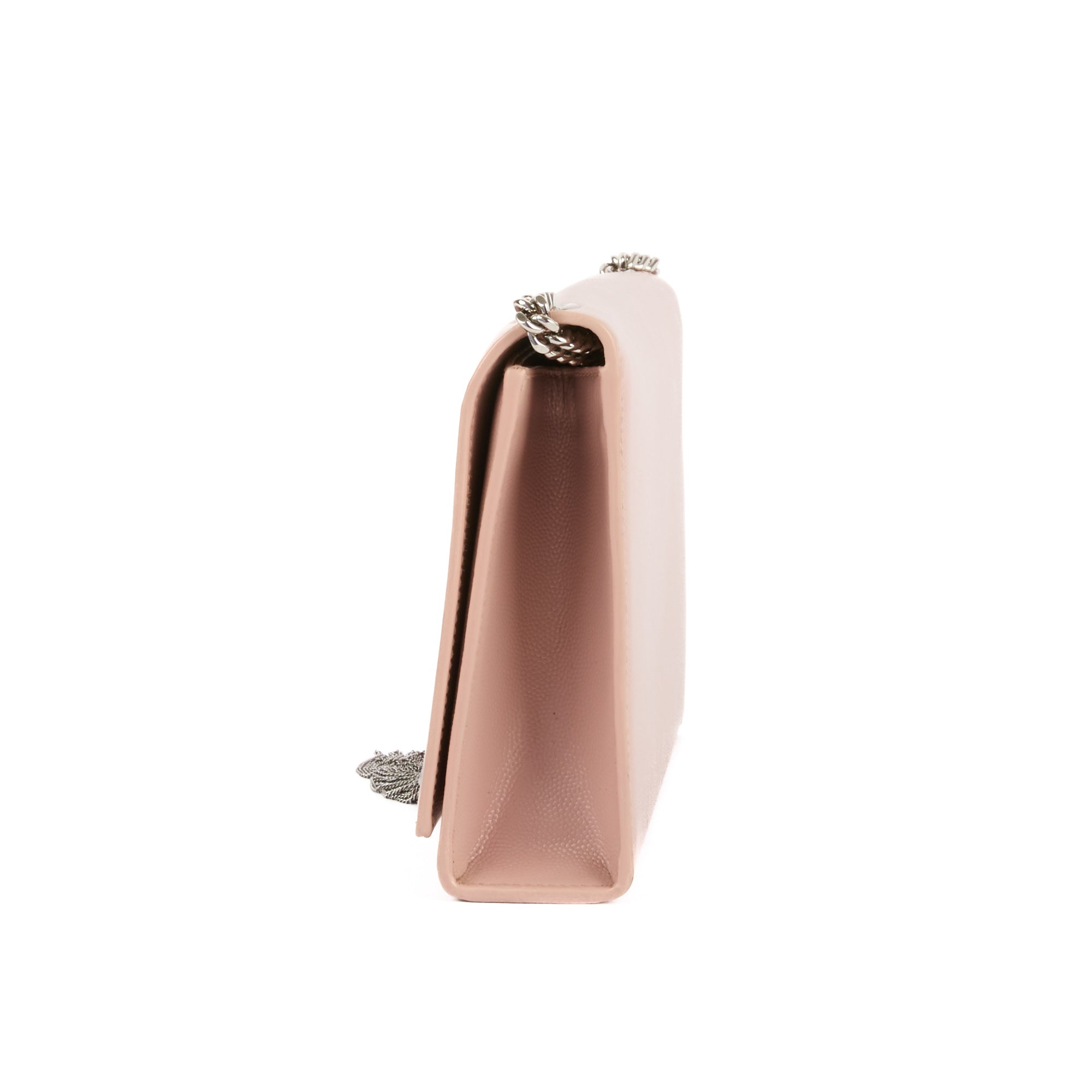 SAINT LAURENT - Sac bandoulière Kate Tassel Medium cuir rose  - Handbag