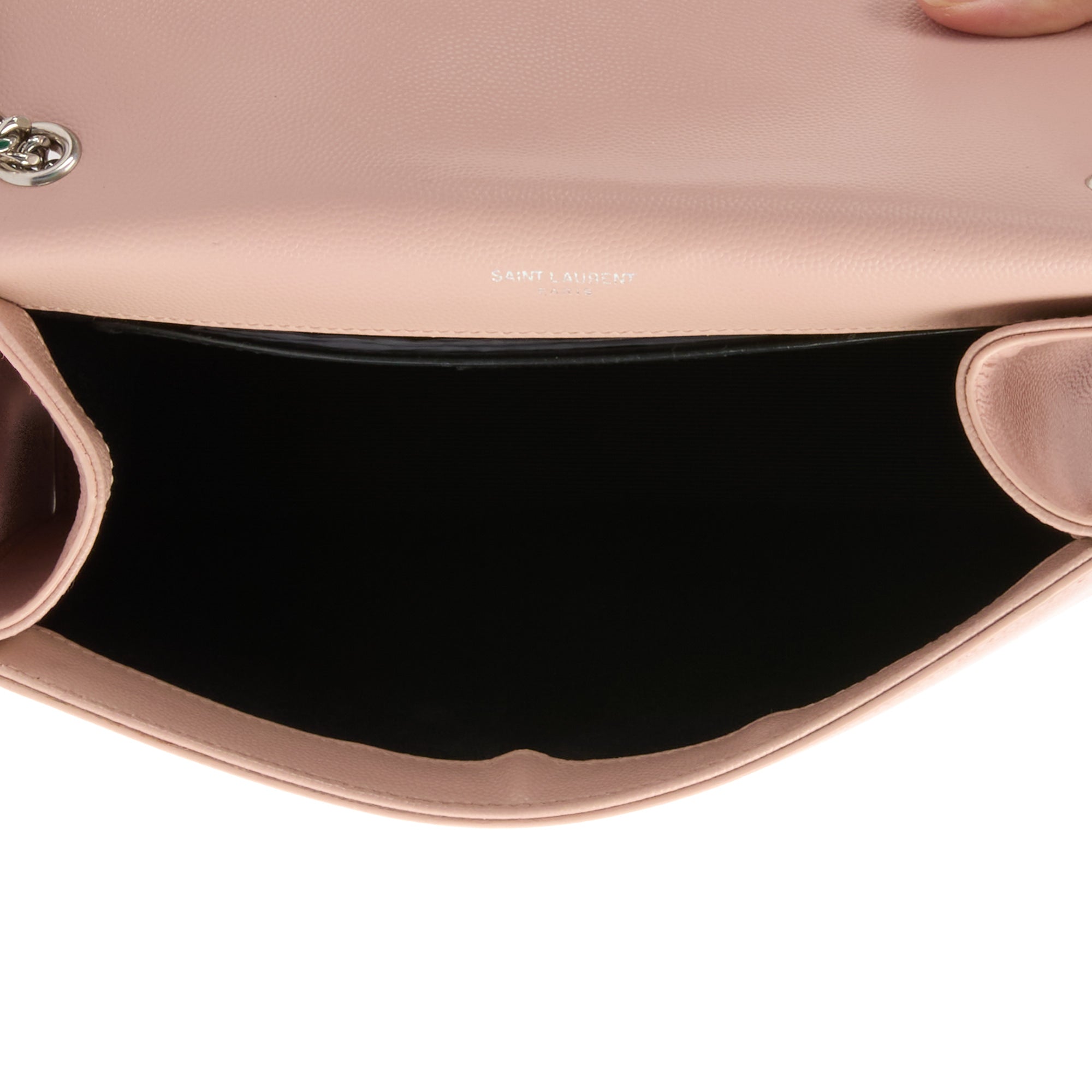 SAINT LAURENT - Sac bandoulière Kate Tassel Medium cuir rose  - Handbag