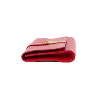 SAINT LAURENT - Sac à main Pochette Chyc ligne Y cuir rouge - Handbag
