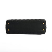 CHANEL - Sac bandoulière Coco Handle cuir caviar noir - Handbag