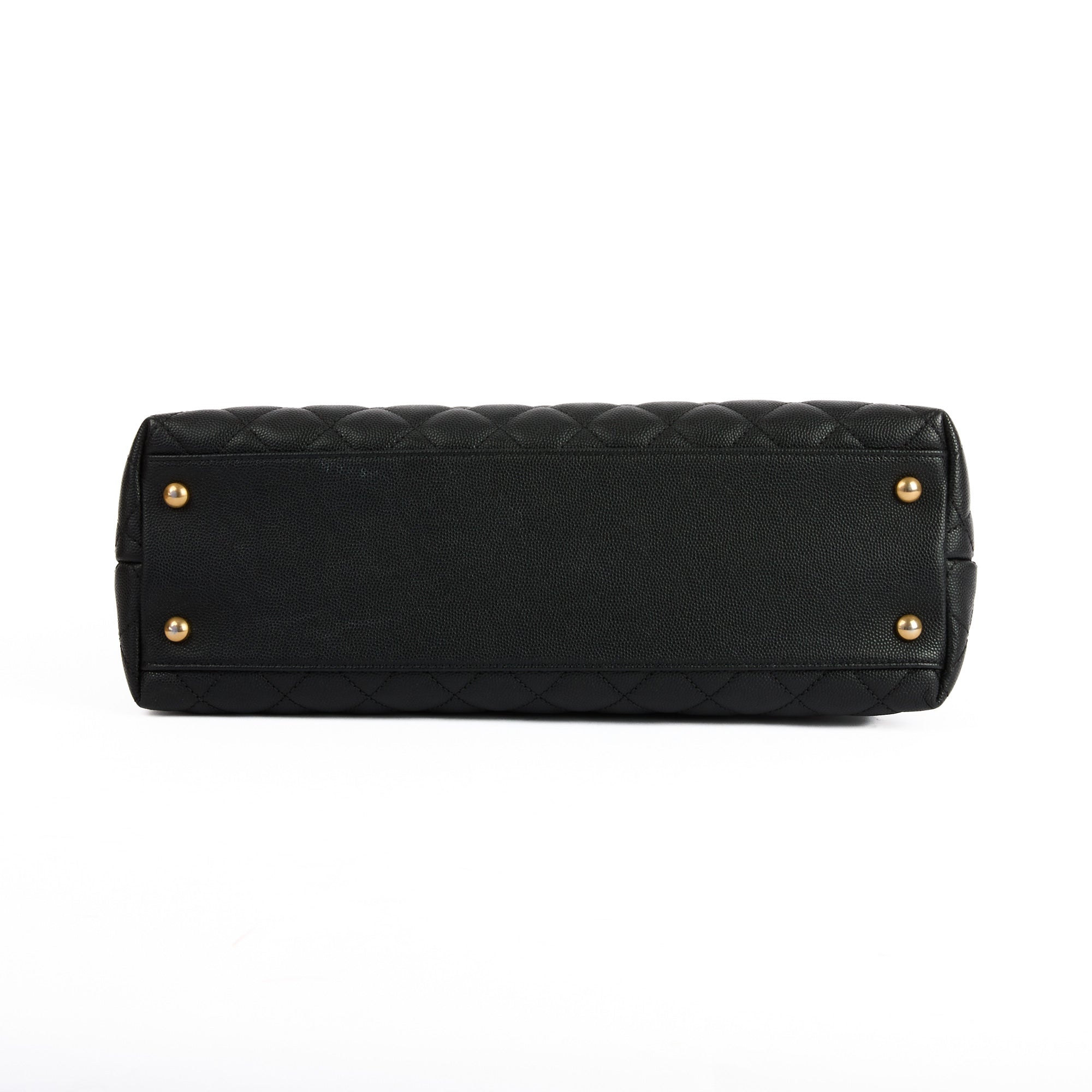 CHANEL - Sac bandoulière Coco Handle cuir caviar noir - Handbag